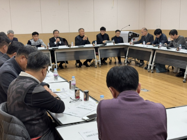 신학기 대비 공사 점검 및 청렴 실천 논의(이종국 행정국장 인사말씀)