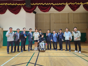 충남교육청, 전국장애학생체육대회 충남 선수단 격려